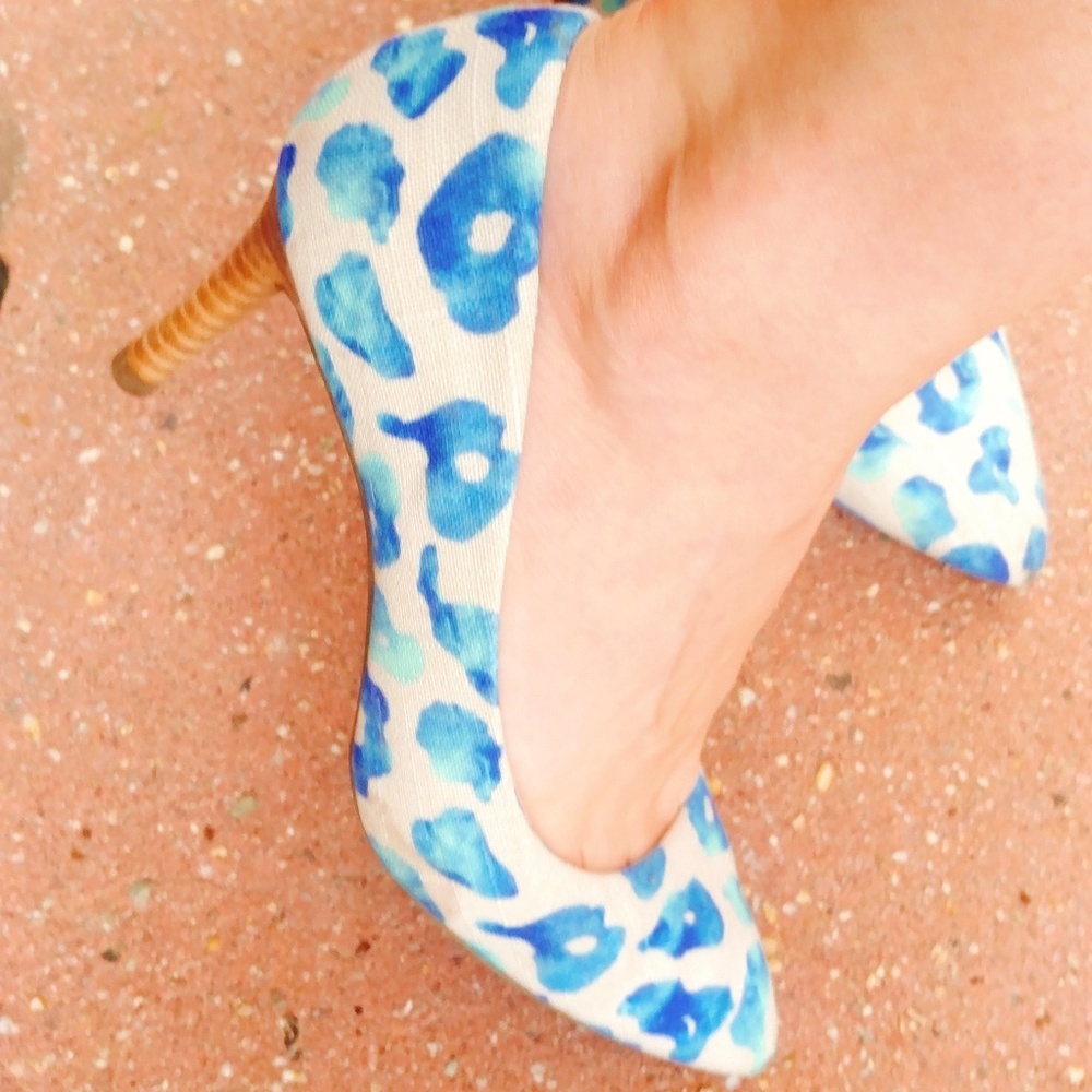 Blue comfortable pumps 👠 Rockport
